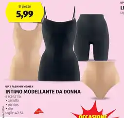ALDI UP 2 FASHION WOMEN Intimo modellante da donna offerta