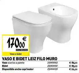 Tecnomat Bidet leiz filo muro offerta