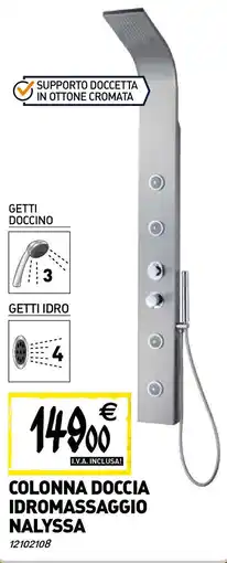 Tecnomat Colonna doccia idromassaggio nalyssa offerta