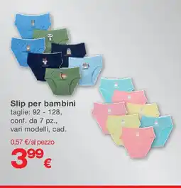 KiK Slip per bambini offerta