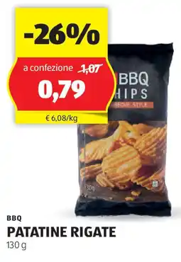 ALDI BBQ Patatine rigate offerta