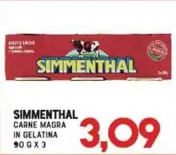 Gran Risparmio Simmenthal carne magra in gelatina offerta