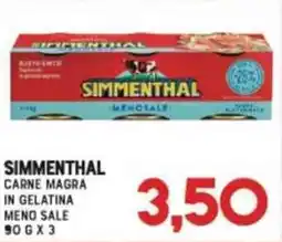 Gran Risparmio Simmenthal carne magra in gelatina meno sale offerta