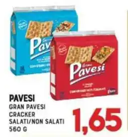 Gran Risparmio Pavesi gran pavesi cracker salati/non salati offerta