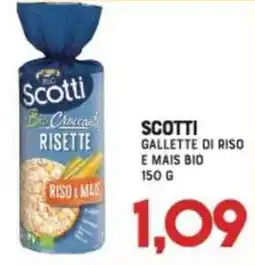 Gran Risparmio Scotti gallette di riso e mais bio offerta