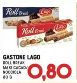 Gran Risparmio Gastone lago roll break maxi cacao/ nocciola offerta
