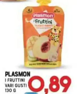 Gran Risparmio Plasmon i fruttini vari gusti offerta