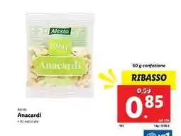 Lidl Alesto Anacardi offerta