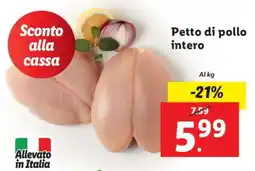 Lidl Petto Di Pollo Intero offerta