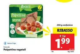 Lidl Polpettine vegetali offerta
