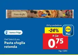 Lidl PASTA SFOGLIA ROTONDA offerta