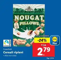 Lidl Crownfield Cereali ripieni offerta