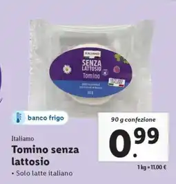 Lidl Tomino senza lattosio offerta