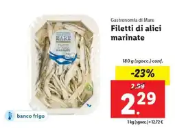 Lidl Filetti di alici marinate offerta