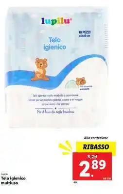 Lidl Lupilu Telo igienico multiuso offerta