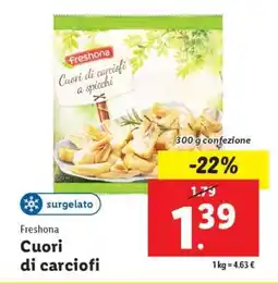 Lidl Freshona Cuori di carciofi offerta