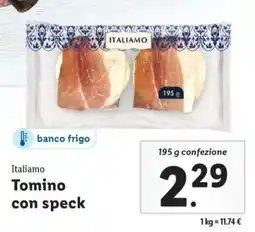 Lidl Italiamo Tomino con speck offerta