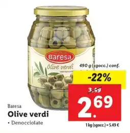 Lidl Baresa Olive verdi offerta
