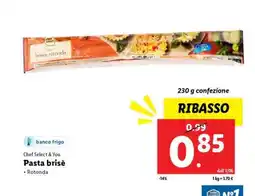 Lidl Pasta brisé offerta