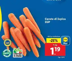 Lidl Carote di Ispica IGP offerta