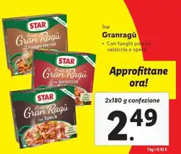 Lidl Star Granragù offerta