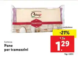 Lidl Certossa Pane per tramezzini offerta