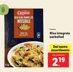 Lidl Carosio Riso integrale parboiled offerta