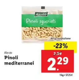 Lidl Alesto Pinoli mediterranei offerta