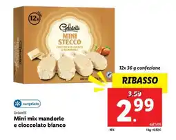 Lidl Gelatelli Mini mix mandorle e cioccolato bianco offerta