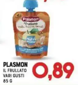 Gran Risparmio Plasmon il frullato vari gusti offerta