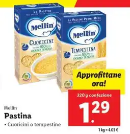 Lidl Mellin Pastina offerta