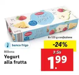 Lidl Milbona Yogurt alla frutta offerta
