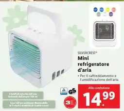 Lidl SILVERCREST Mini refrigeratore d'aria offerta