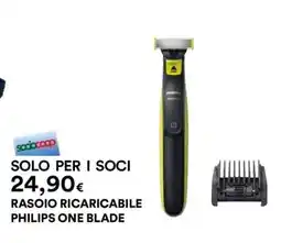Coop Rasoio Ricaricabile Philips One Blade offerta