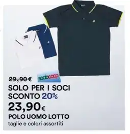 Coop POLO UOMO LOTTO offerta