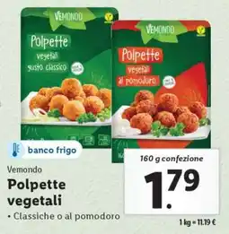 Lidl Vemondo Polpette vegetali offerta