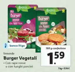 Lidl Burger vegetali offerta