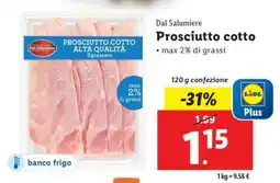 Lidl Prosciutto cotto offerta