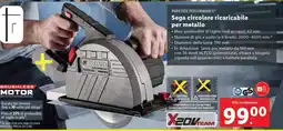 Lidl PARKSIDE PERFORMANCE Sega circolare ricaricabile per metallo offerta