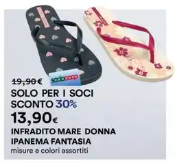 Coop INFRADITO MARE DONNA IPANEMA FANTASIA offerta