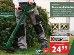 Lidl PARKSIDE Tagliabordi ricaricabile offerta