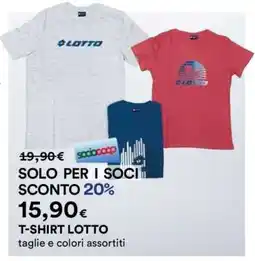 Coop T-SHIRT LOTTO offerta