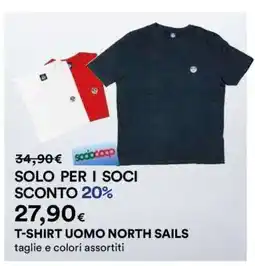Coop T-shirt Uomo North Sails offerta