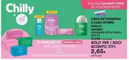 Coop LINEA DETERSIONE E CURA INTIMO CHILLY offerta