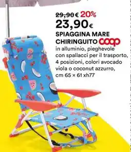 Coop SPIAGGINA MARE CHIRINGUITO offerta