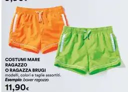 Coop COSTUMI MARE RAGAZZO O RAGAZZA BRUGI offerta