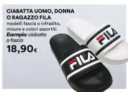 Coop CIABATTA UOMO, DONNA O RAGAZZO FILA offerta