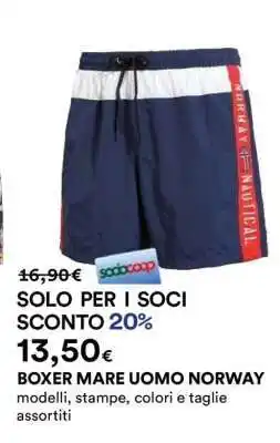 Coop BOXER MARE UOMO NORWAY offerta