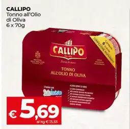 Coop CALLIPO Tonno all’Olio di Oliva offerta