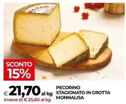 Coop Pecorino Stagionato in Grotta Monnalisa offerta
